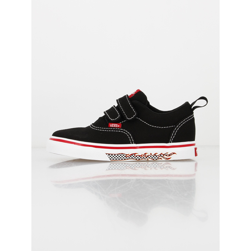 Vans era doheny baskets à scratch noir enfant - Vans