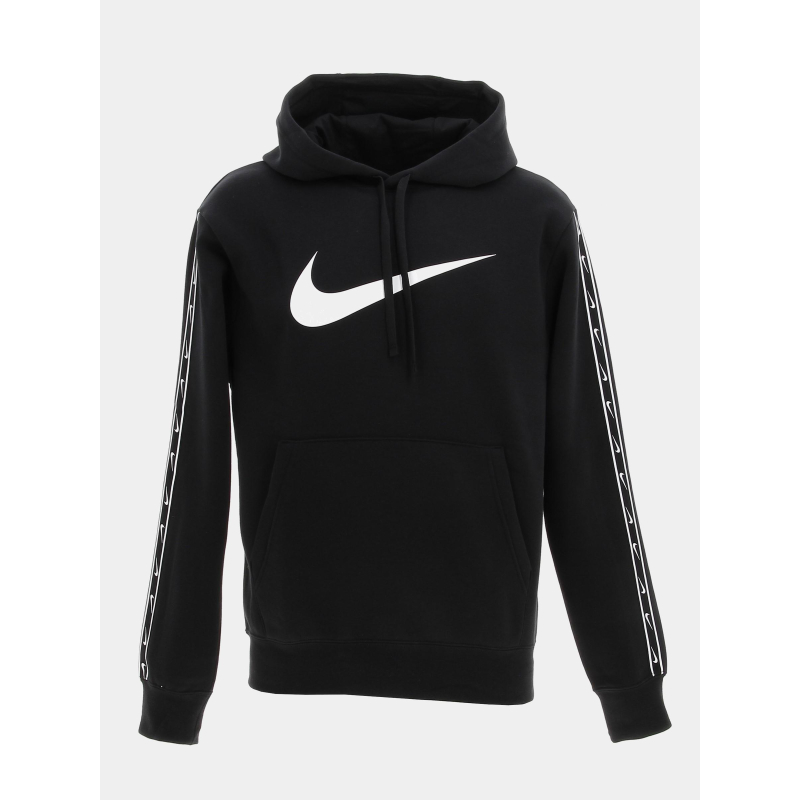 Sweat à capuche repeat noir homme Nike wimod