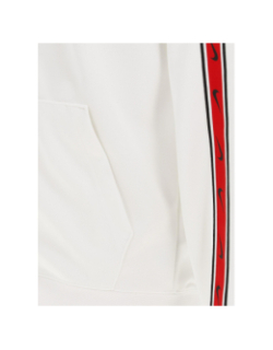 Sweat à capuche zippé repeat blanc homme - Nike
