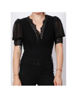 Body dentelle danai noir femme - Morgan