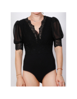 Body dentelle danai noir femme - Morgan