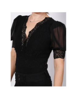 Body dentelle danai noir femme - Morgan
