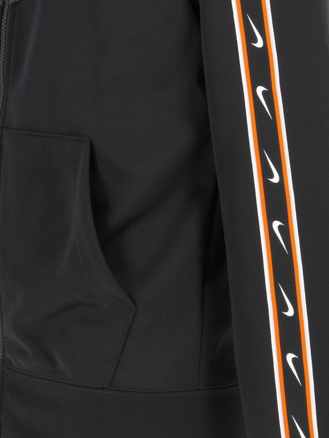 Sweat à capuche zippé repeat noir homme - Nike