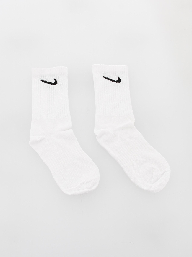 Pack 3 paires chaussettes everyday blanc enfant - Nike