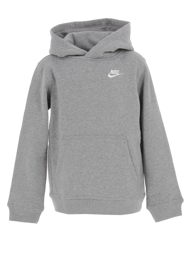Sweat à capuche club gris garçon - Nike
