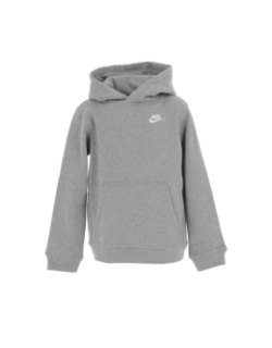Sweat à capuche club gris garçon - Nike