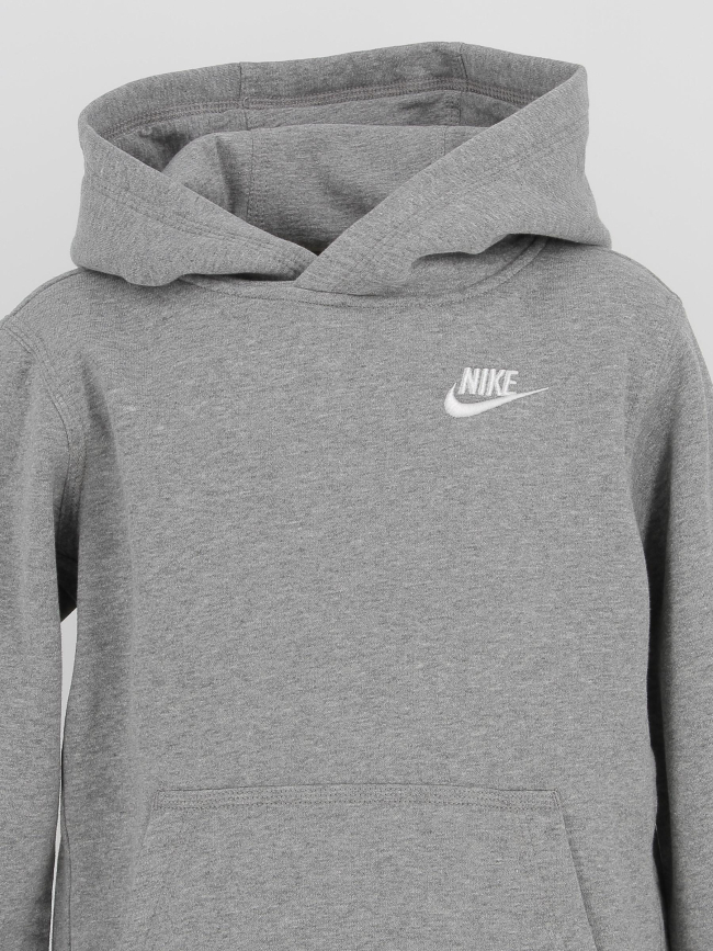Sweat à capuche club gris garçon - Nike