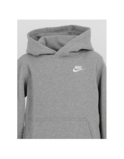 Sweat à capuche club gris garçon - Nike