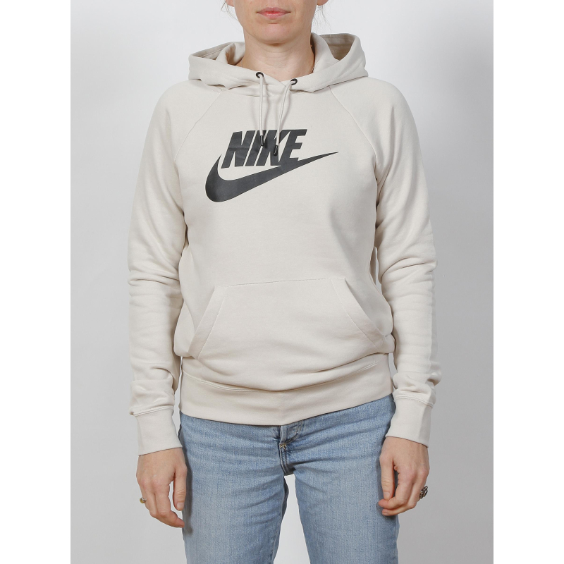 Sweat à capuche essential beige femme - Nike