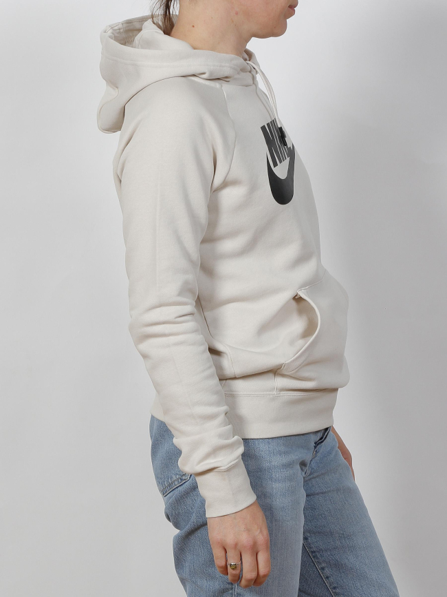 Sweat à capuche essential beige femme - Nike