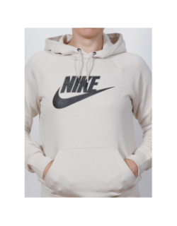 Sweat à capuche essential beige femme - Nike