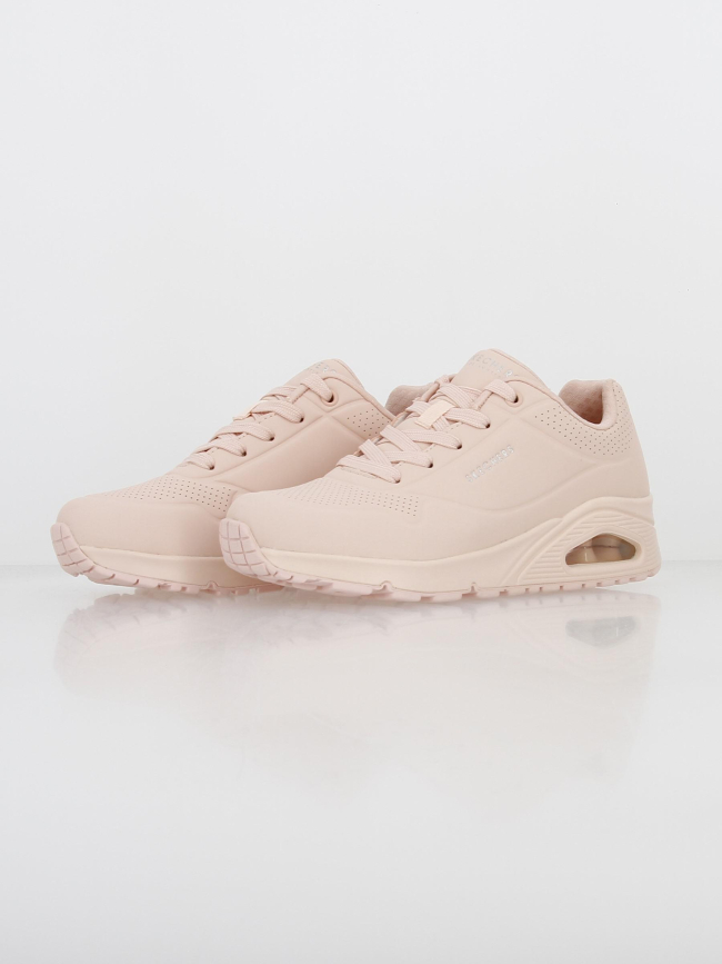 Baskets uno frosty kicks rose femme - Skechers