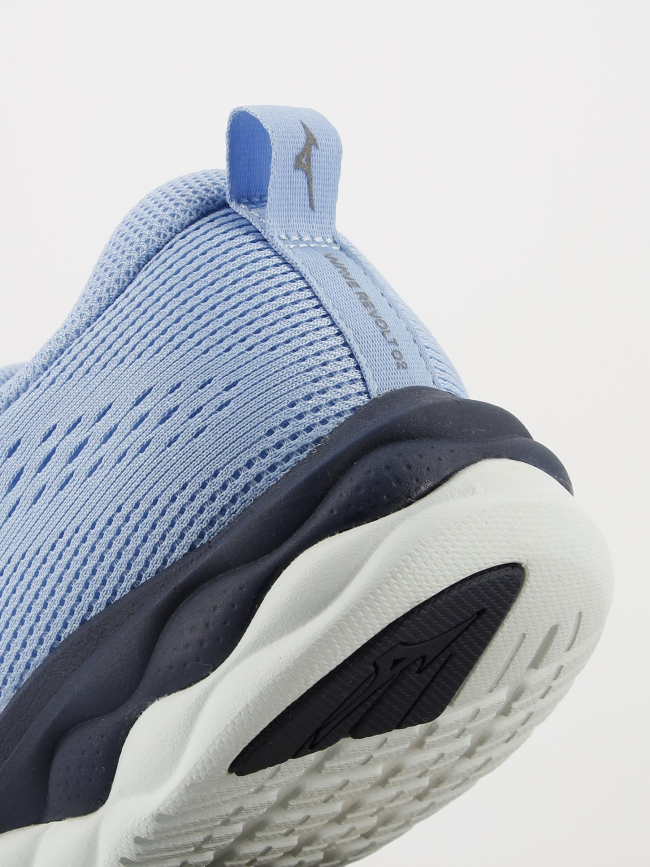 Chaussures de running wave revolt bleu femme - Mizuno