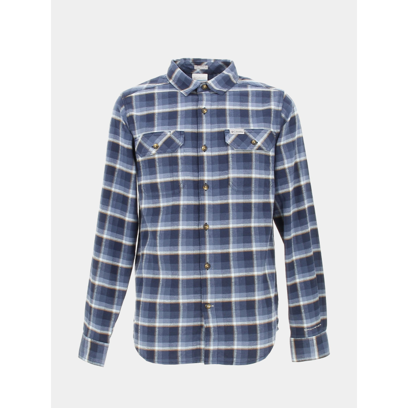 Chemise en flannelle stretch flare gun bleu homme - Columbia