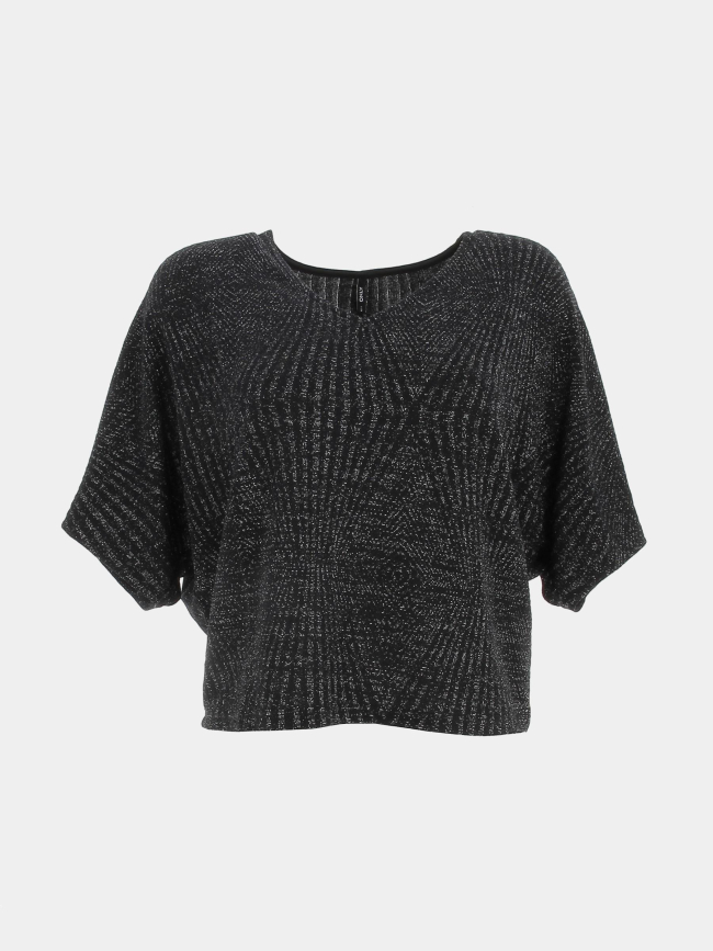 T-shirt pailleté carolla noir femme - Only