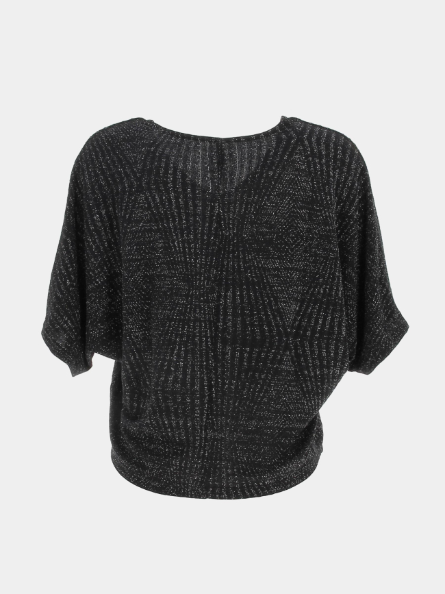 T-shirt pailleté carolla noir femme - Only