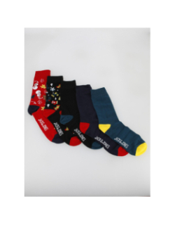 Coffret 5 paires de chaussettes noël homme - Jack & Jones
