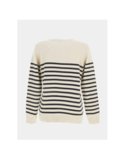 Pull marinière beige femme - Little Marcel