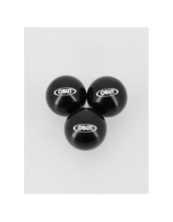 Boules de pétanque tout terrain souple 74mm noir - Obut