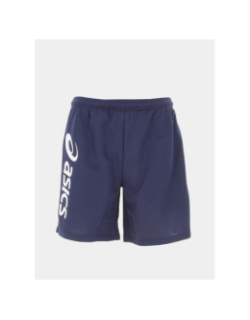 Short omega bleu marine blanc homme - Asics