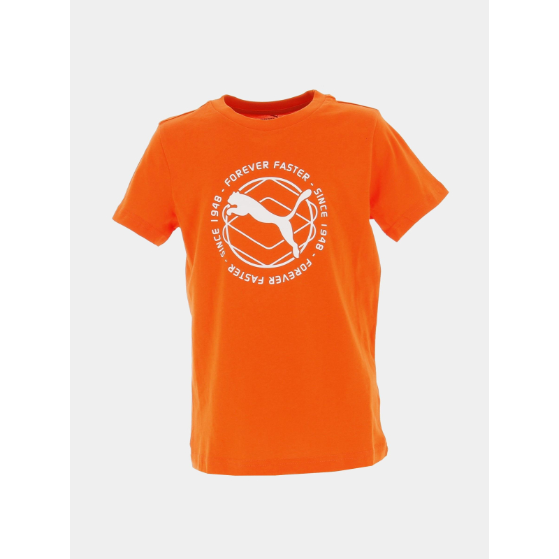 T-shirt active graf orange enfant - Puma