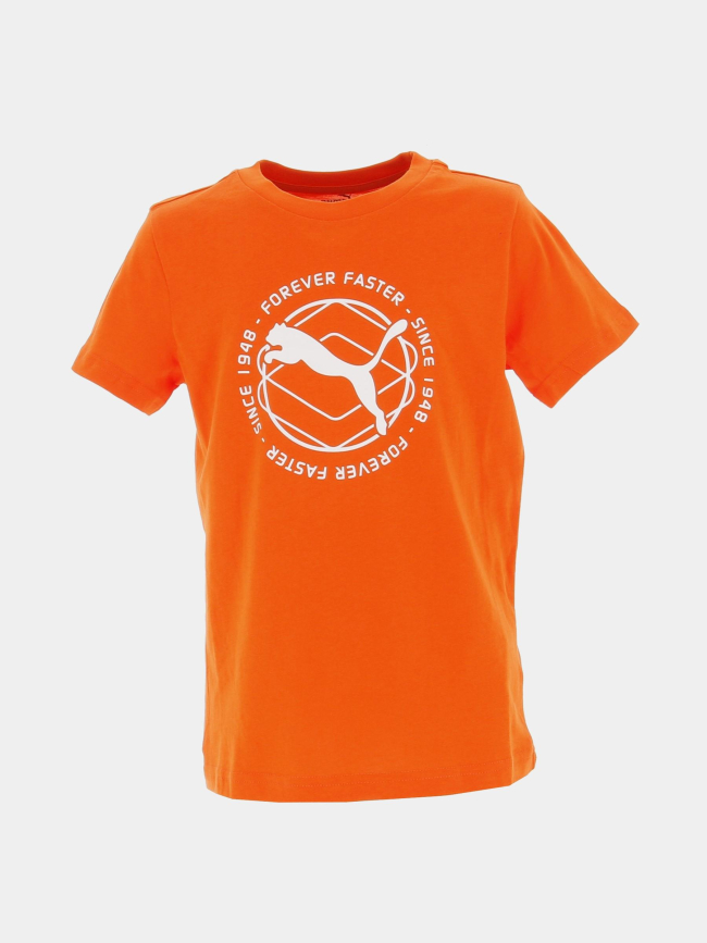 T-shirt active graf orange enfant - Puma
