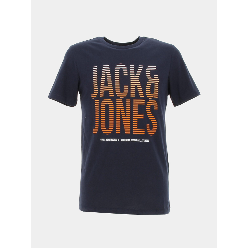 T-shirt elias core bleu marine homme - Jack & Jones