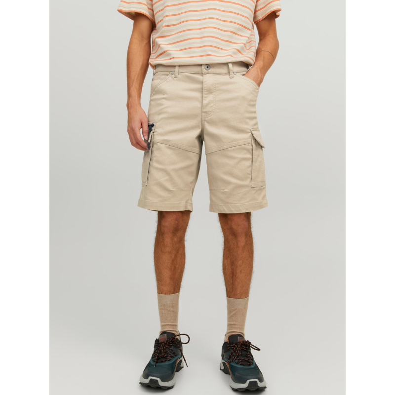 Short cargo dex beige homme - Jack & Jones
