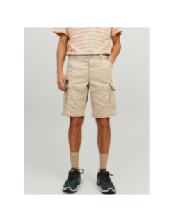Short cargo dex beige homme - Jack & Jones