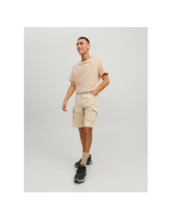 Short cargo dex beige homme - Jack & Jones