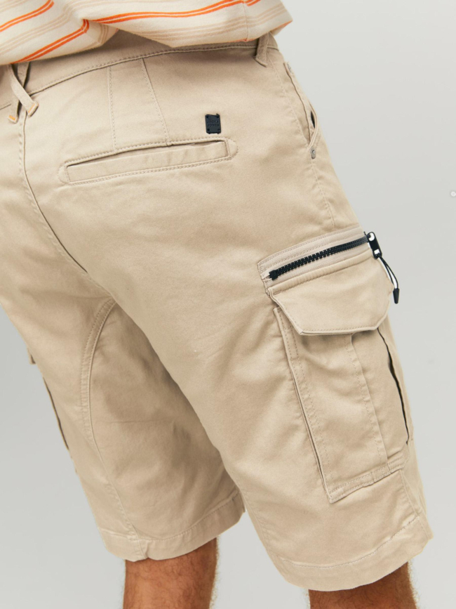 Short cargo dex beige homme - Jack & Jones