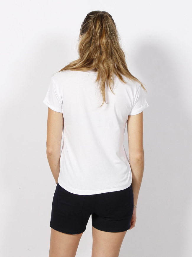 T-shirt logo doré sparkle oceanic blanc femme - Roxy