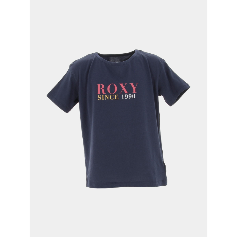 T-shirt rg star logo bleu marine fille - Roxy