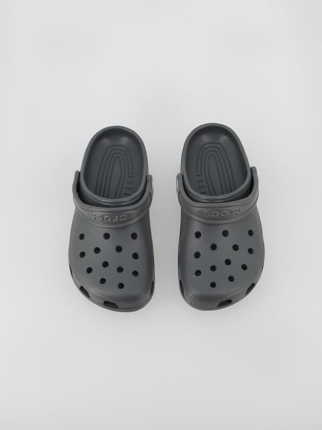 Crocs sabots classic clog gris enfant - Crocs