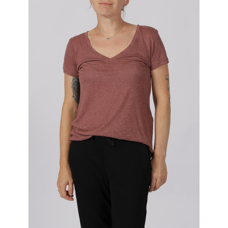 T-shirt hippi rose femme - Only