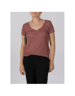 T-shirt hippi rose femme - Only