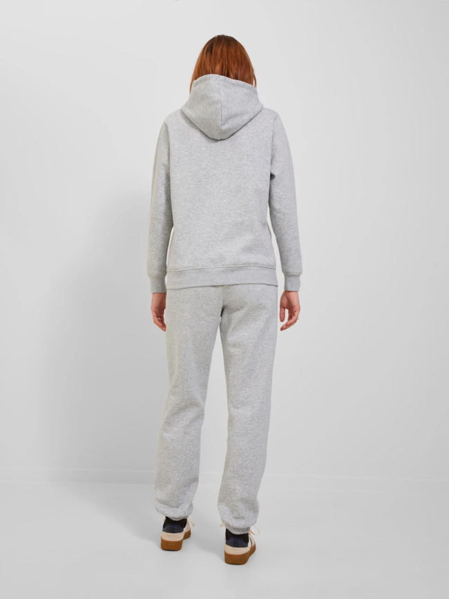 Pantalon de Jogging abbie relax gris chiné femme - Jjxx