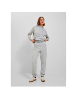 Pantalon de Jogging abbie relax gris chiné femme - Jjxx