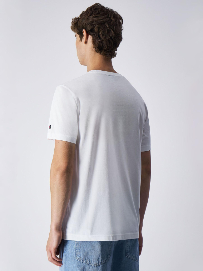 T-shirt crewneck logo blanc homme - Champion