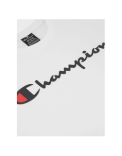 T-shirt crewneck logo blanc homme - Champion