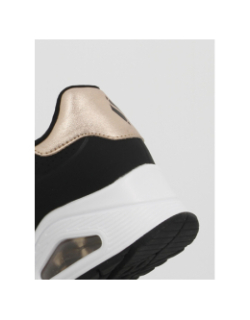 Baskets uno golden air rose noir femme - Skechers