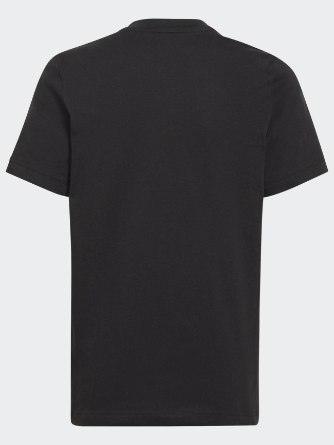 T-shirt col v uni logo brodé ent22 noir enfant - Adidas