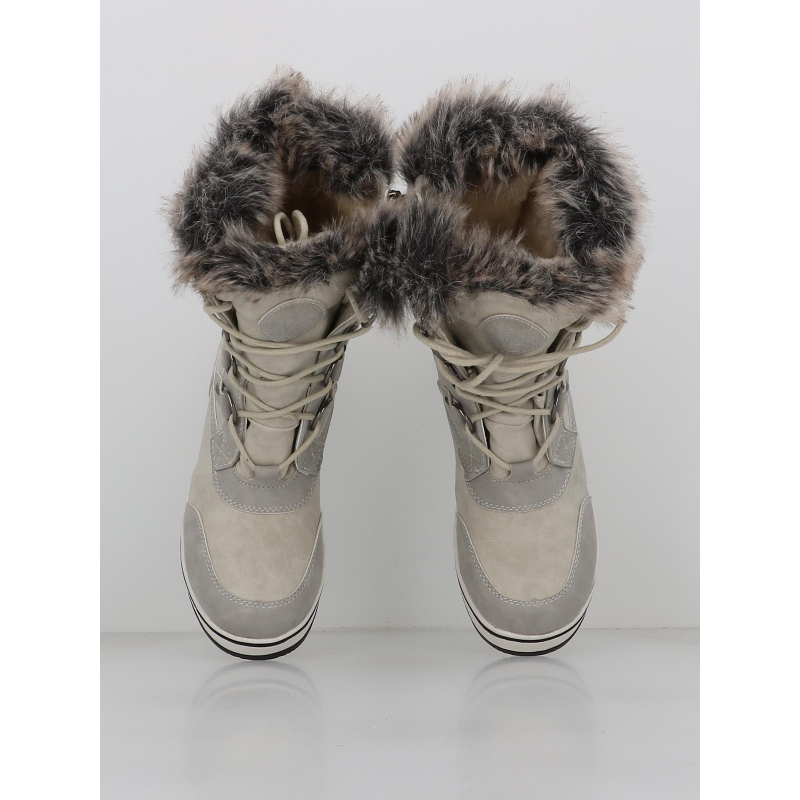 Bottes de neige aponi gris femme Kimberfeel wimod