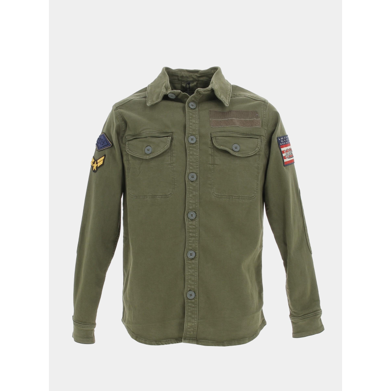 Surchemise harry kaki homme - Von Dutch