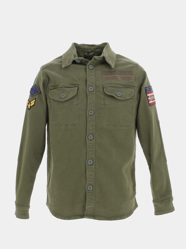 Surchemise harry kaki homme - Von Dutch