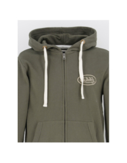 Sweat à capuche camp kaki homme - Von Dutch