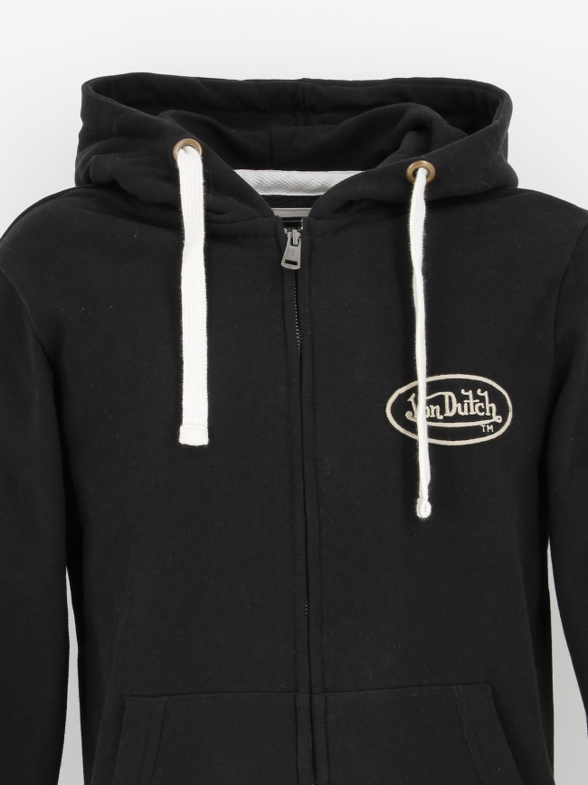 Sweat à capuche camp noir homme - Von Dutch