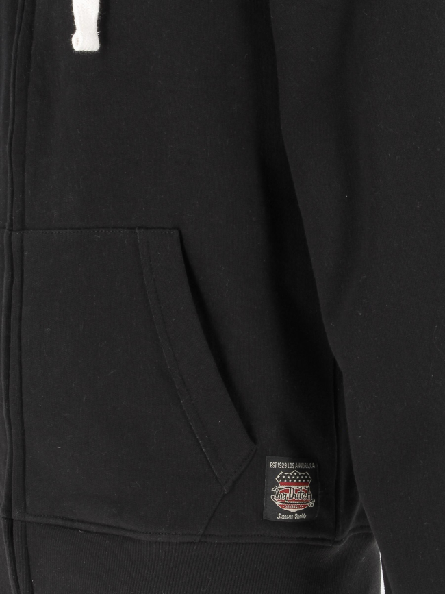 Sweat à capuche camp noir homme - Von Dutch