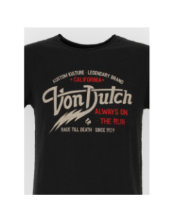 T-shirt thund noir homme - Von Dutch