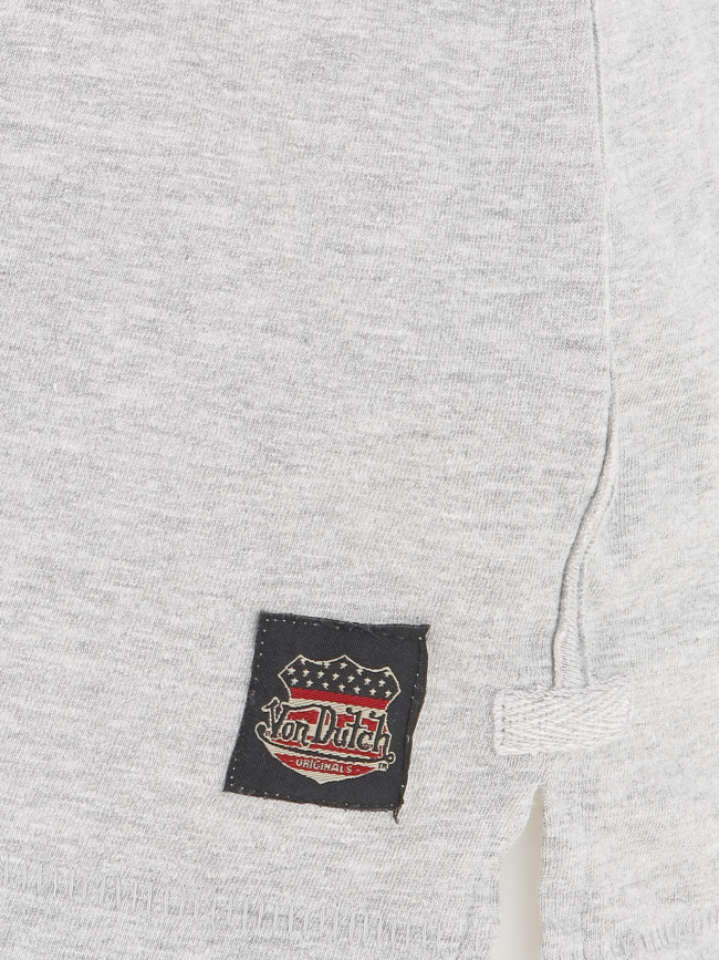T-shirt tee motar gris homme - Von Dutch